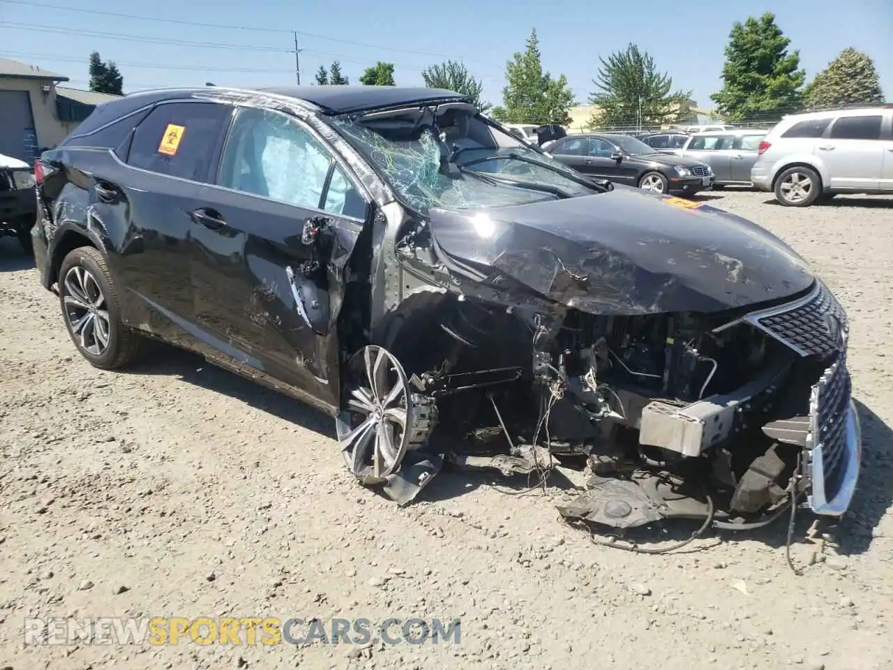 1 Photograph of a damaged car 2T2HZMDA7MC258171 LEXUS RX350 2021