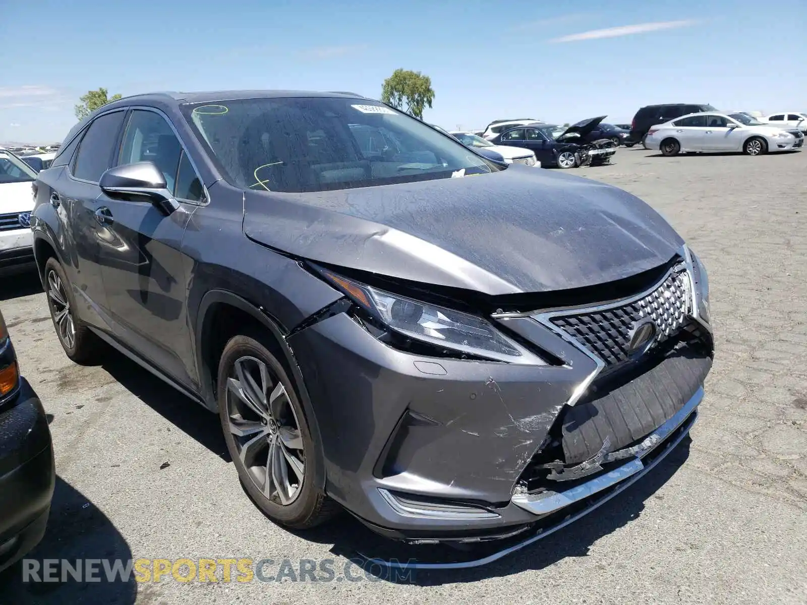 1 Photograph of a damaged car 2T2HZMDA8MC266943 LEXUS RX350 2021