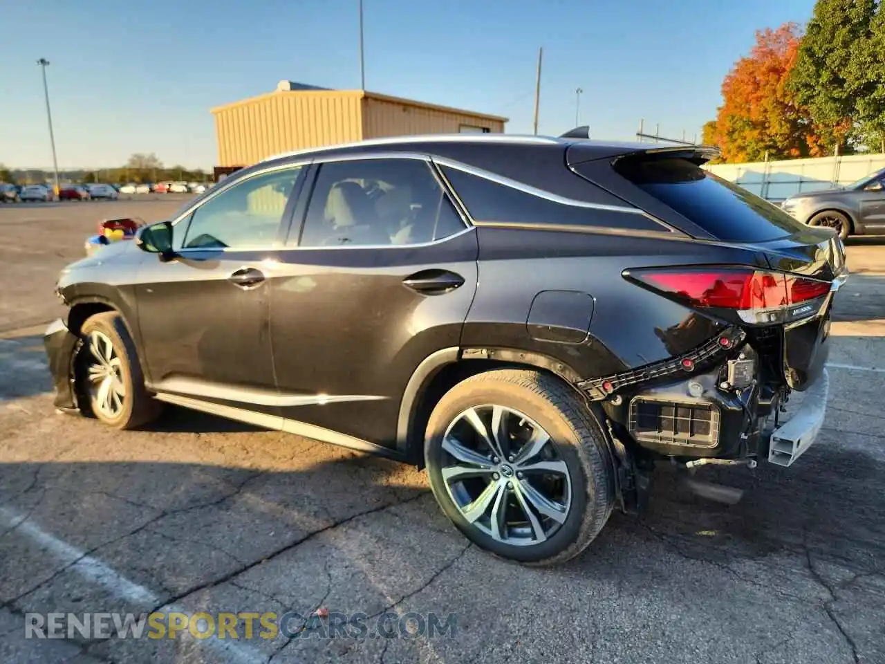 2 fotografías del automóvil dañado 2T2HZMDA8MC268739 LEXUS RX350 2021