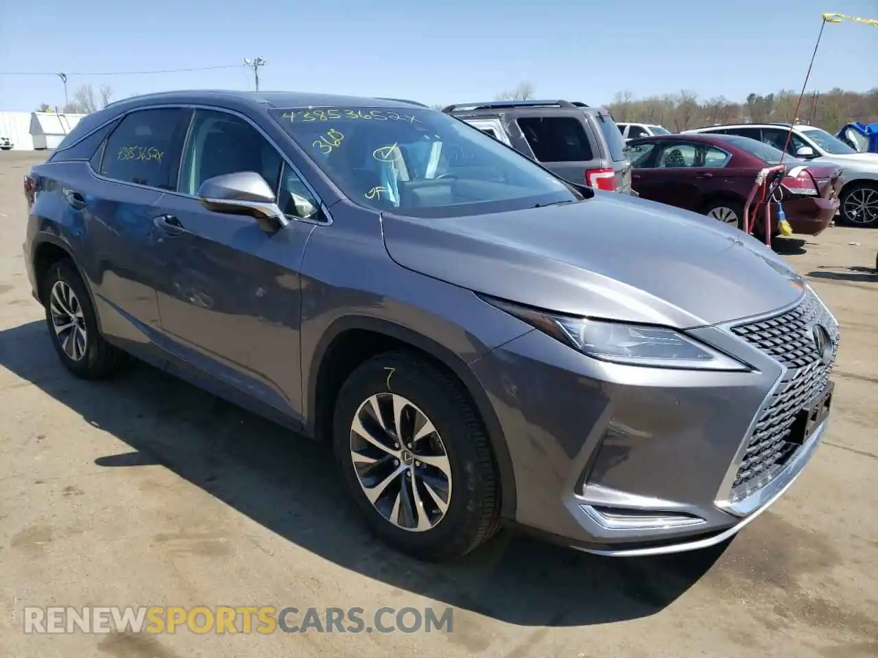 1 Фотография поврежденного автомобиля 2T2HZMDA8MC270118 LEXUS RX350 2021