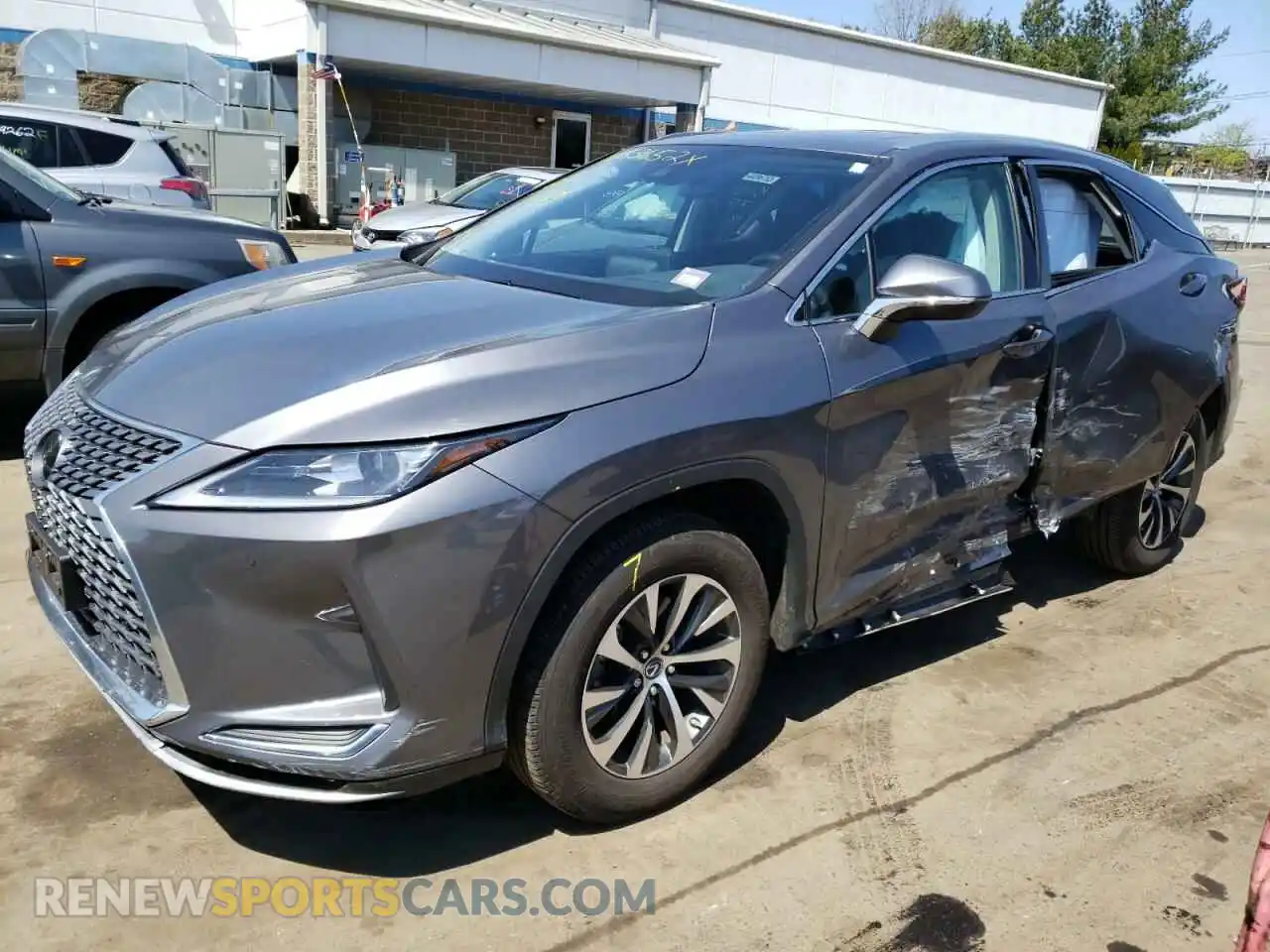 2 Фотография поврежденного автомобиля 2T2HZMDA8MC270118 LEXUS RX350 2021