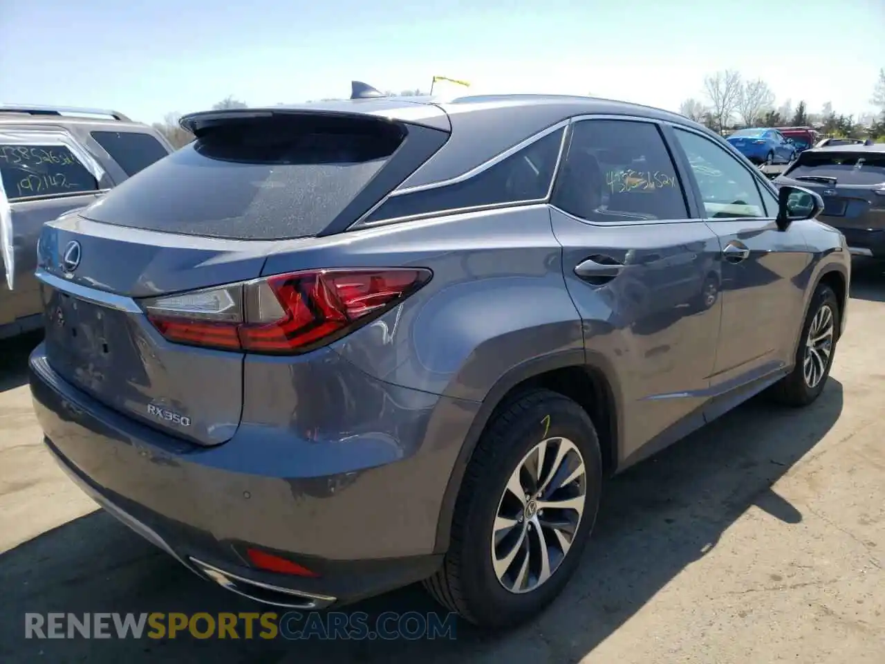 3 Фотография поврежденного автомобиля 2T2HZMDA8MC270118 LEXUS RX350 2021