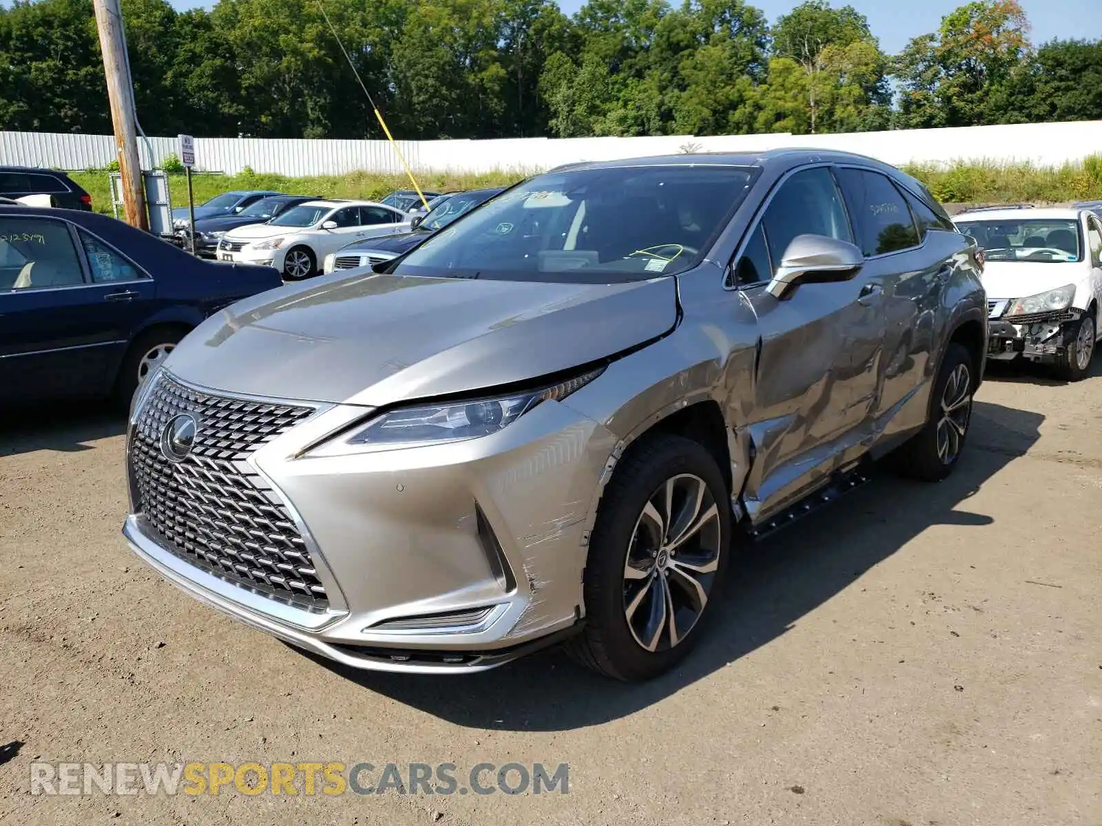 2 Photograph of a damaged car 2T2HZMDA8MC288828 LEXUS RX350 2021