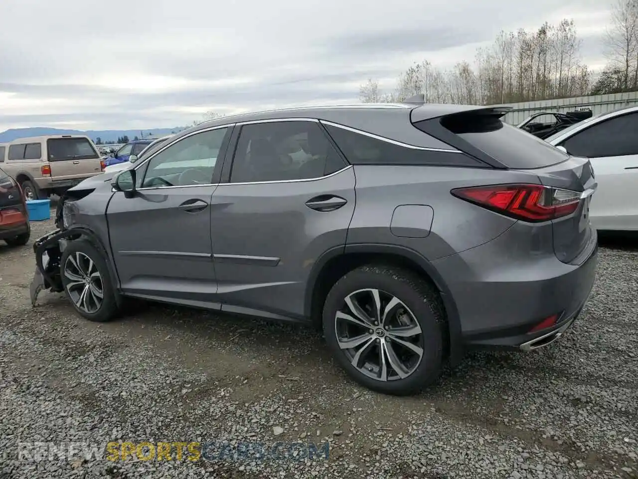 2 fotografías del automóvil dañado 2T2HZMDA9MC259855 LEXUS RX350 2021