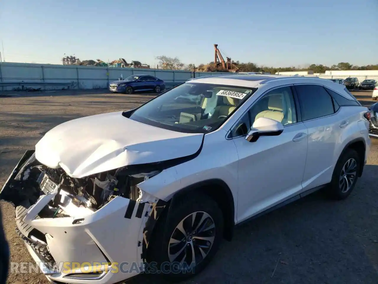 1 Photograph of a damaged car 2T2HZMDA9MC260035 LEXUS RX350 2021