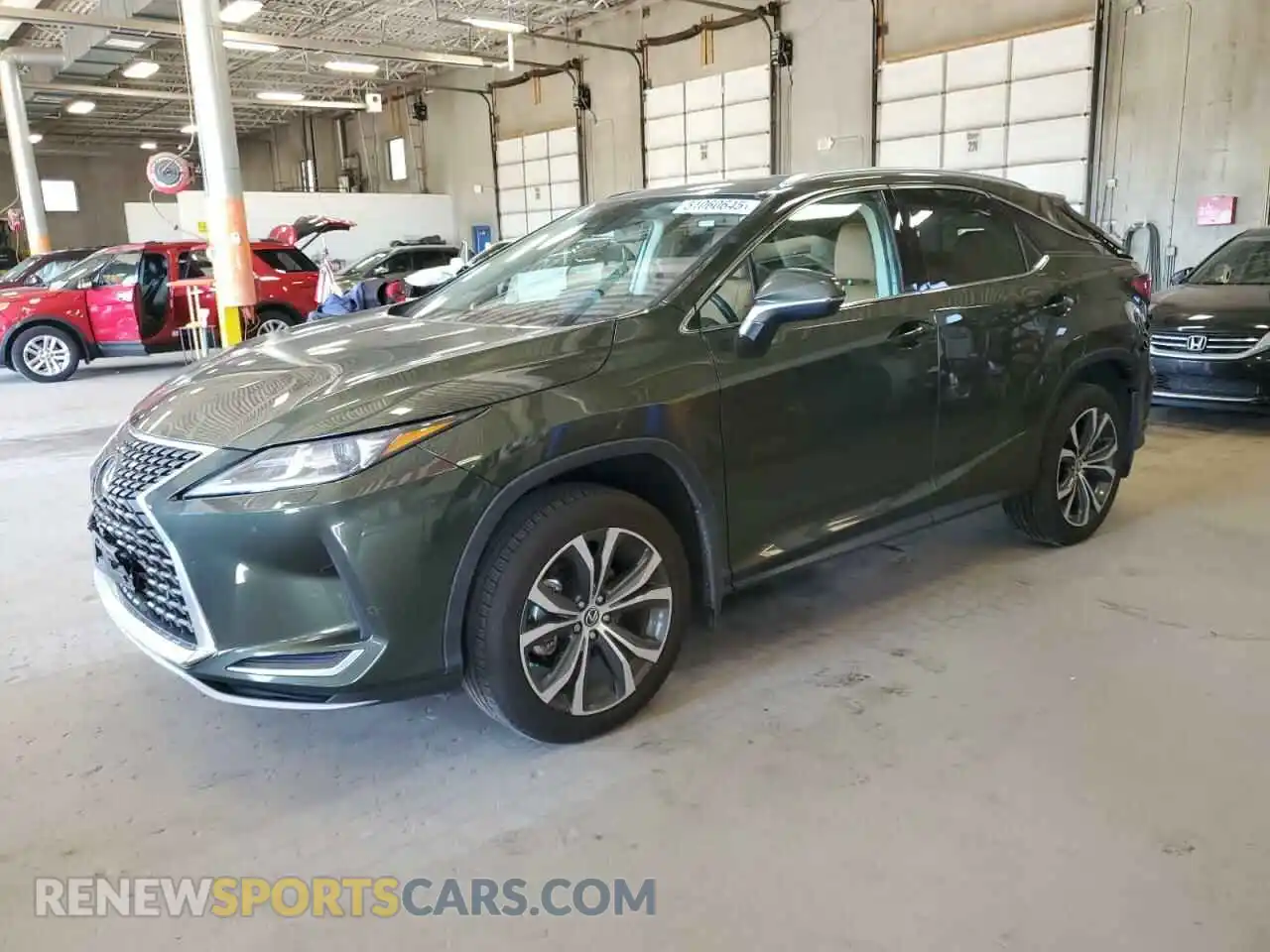 1 Photograph of a damaged car 2T2HZMDA9MC277529 LEXUS RX350 2021