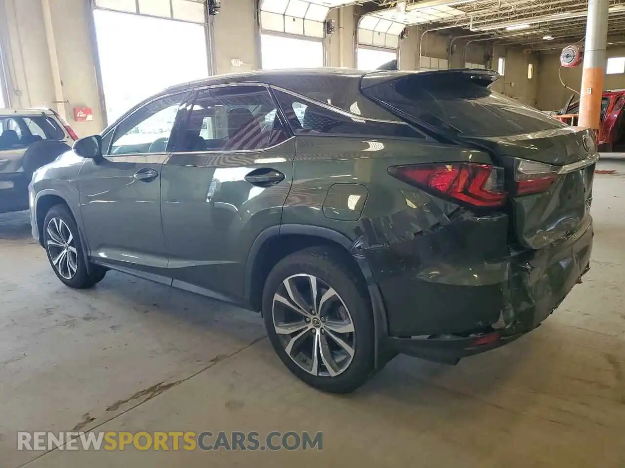 2 Photograph of a damaged car 2T2HZMDA9MC277529 LEXUS RX350 2021