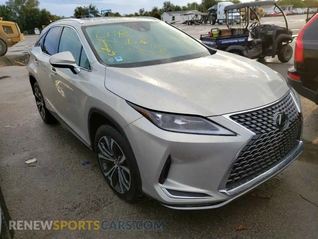 1 Photograph of a damaged car 2T2HZMDA9MC279359 LEXUS RX350 2021