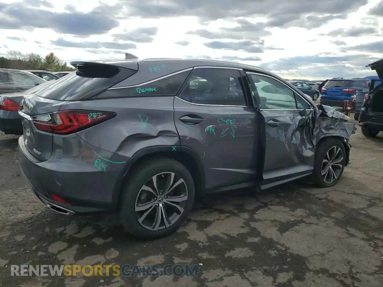 3 Photograph of a damaged car 2T2HZMDA9MC289969 LEXUS RX350 2021