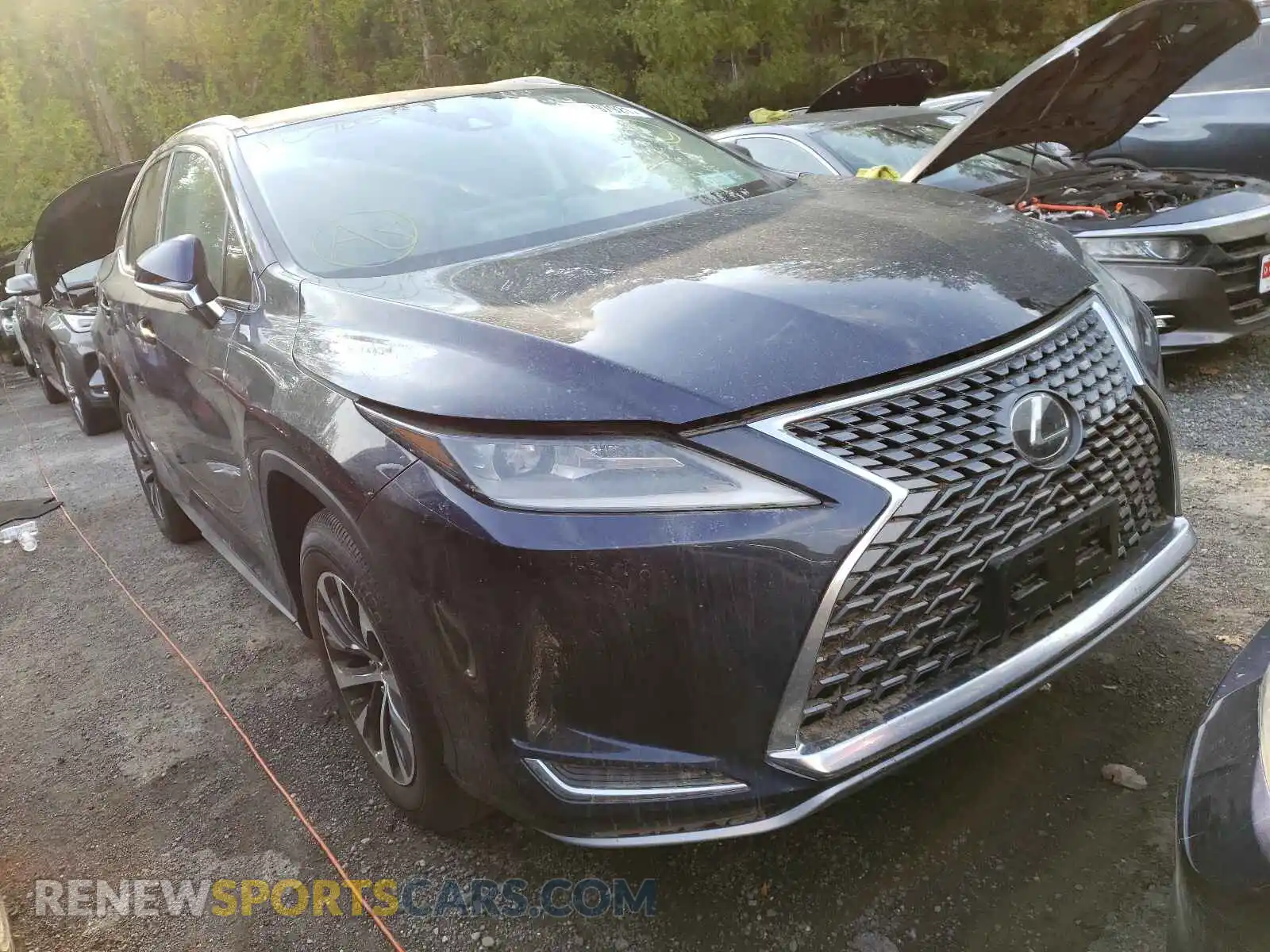 1 Photograph of a damaged car 2T2HZMDA9MC300534 LEXUS RX350 2021