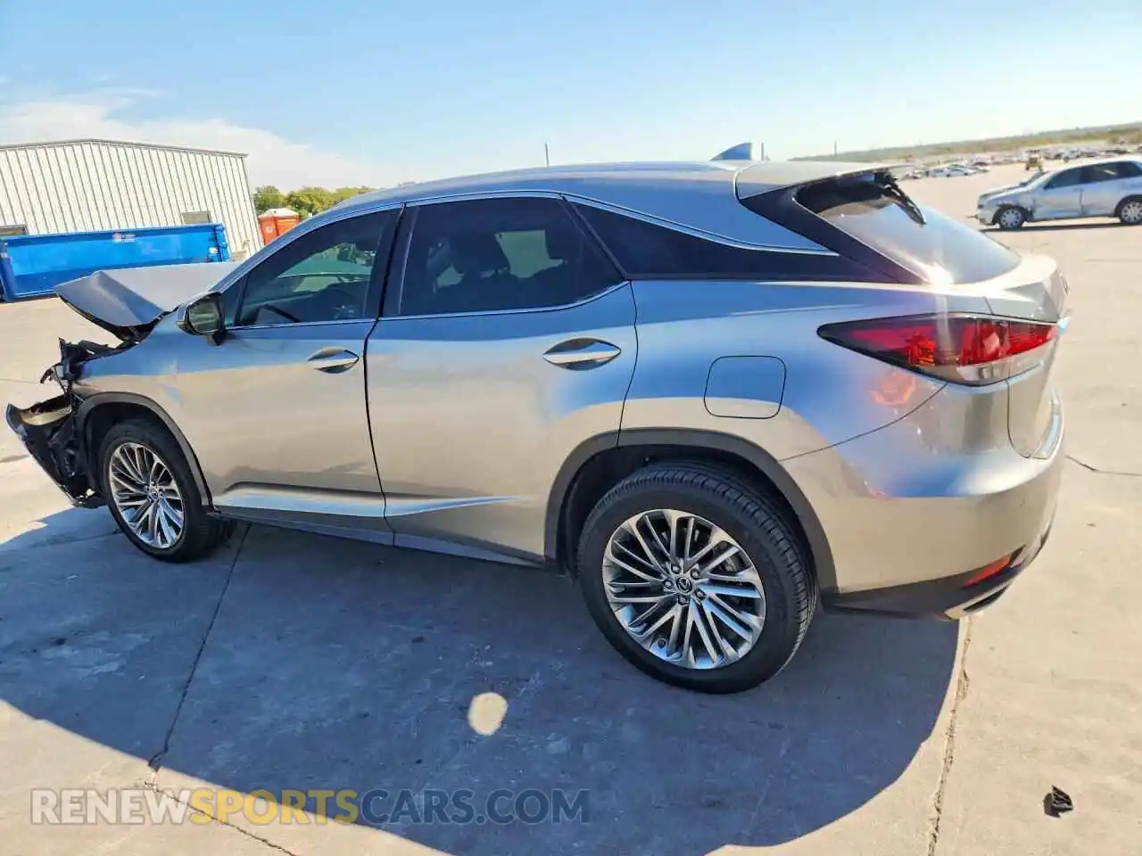 2 Photograph of a damaged car 2T2JZMAA2MC213046 LEXUS RX350 2021