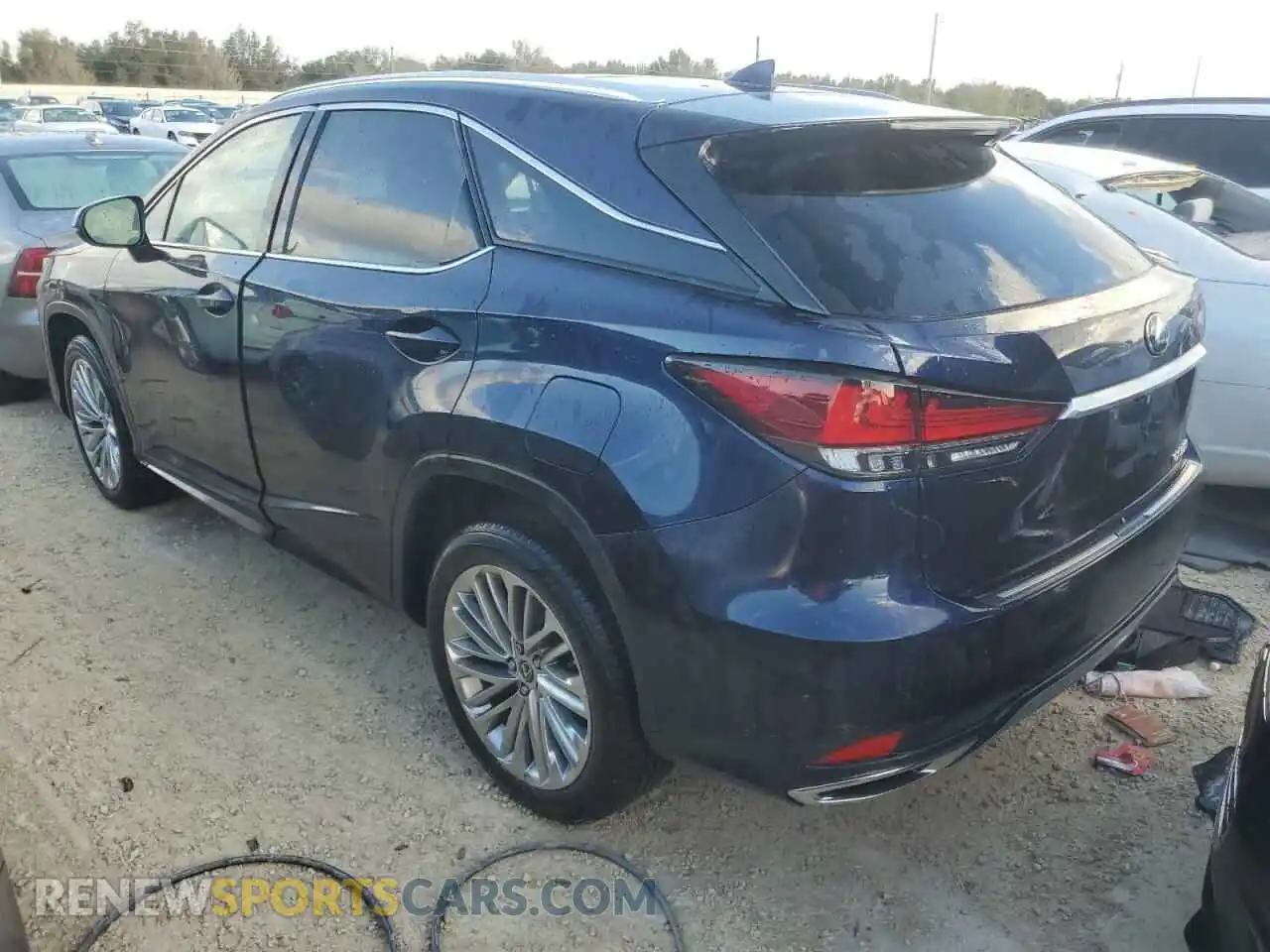 2 fotografías del automóvil dañado 2T2JZMAA3MC198315 LEXUS RX350 2021