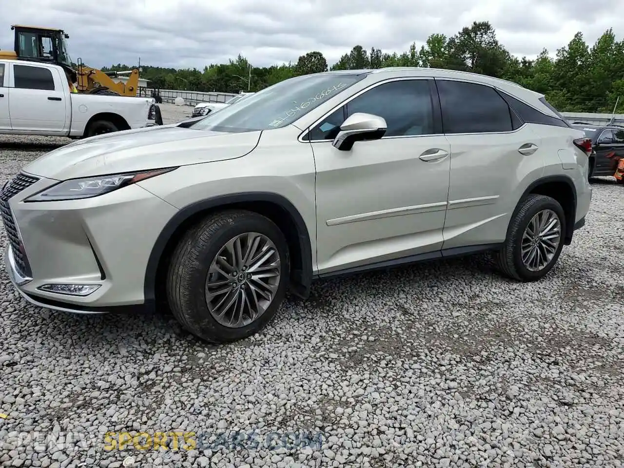 1 Photograph of a damaged car 2T2JZMAA4MC203103 LEXUS RX350 2021