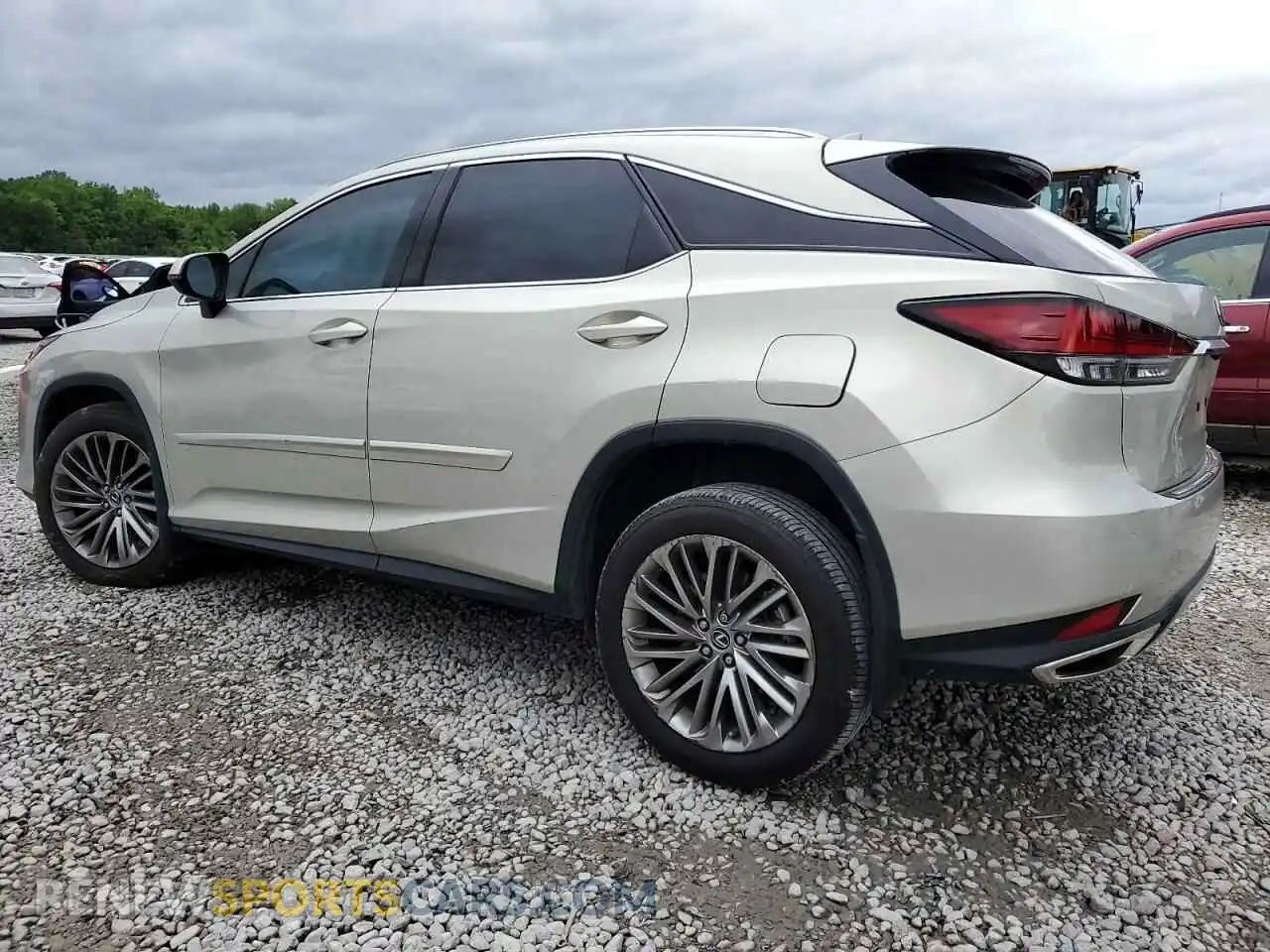 2 Photograph of a damaged car 2T2JZMAA4MC203103 LEXUS RX350 2021