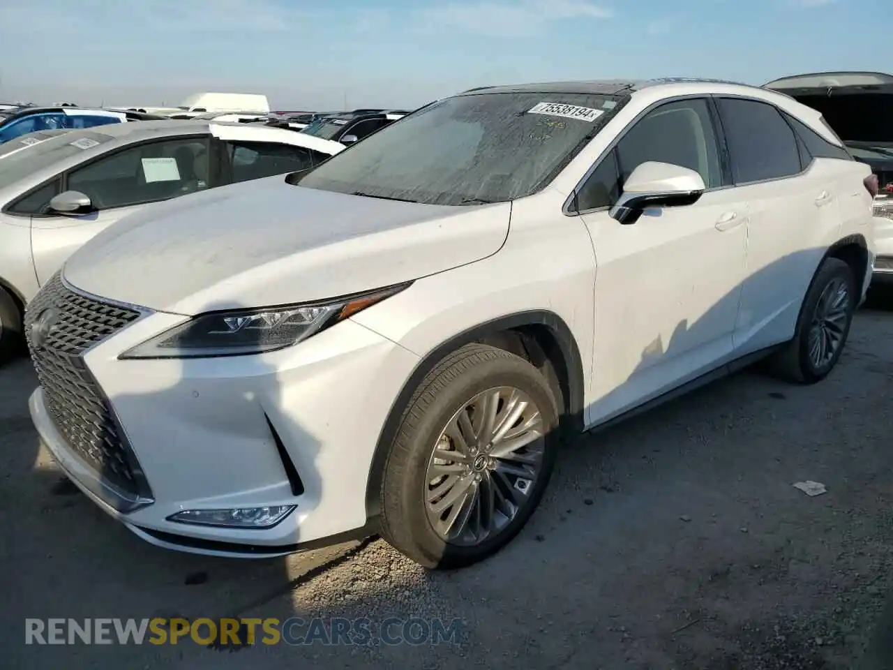 1 Photograph of a damaged car 2T2JZMAA8MC187634 LEXUS RX350 2021