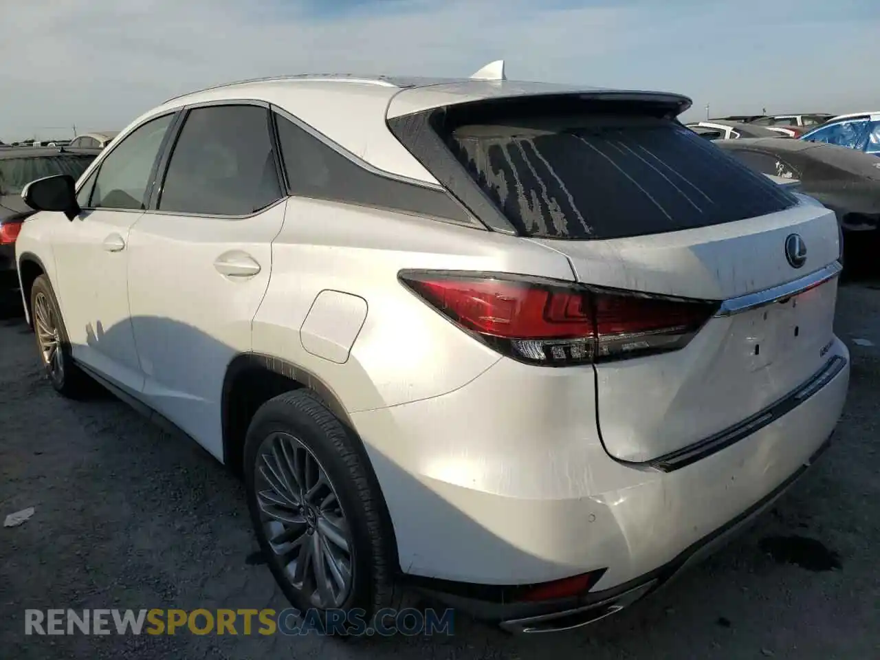 2 Photograph of a damaged car 2T2JZMAA8MC187634 LEXUS RX350 2021