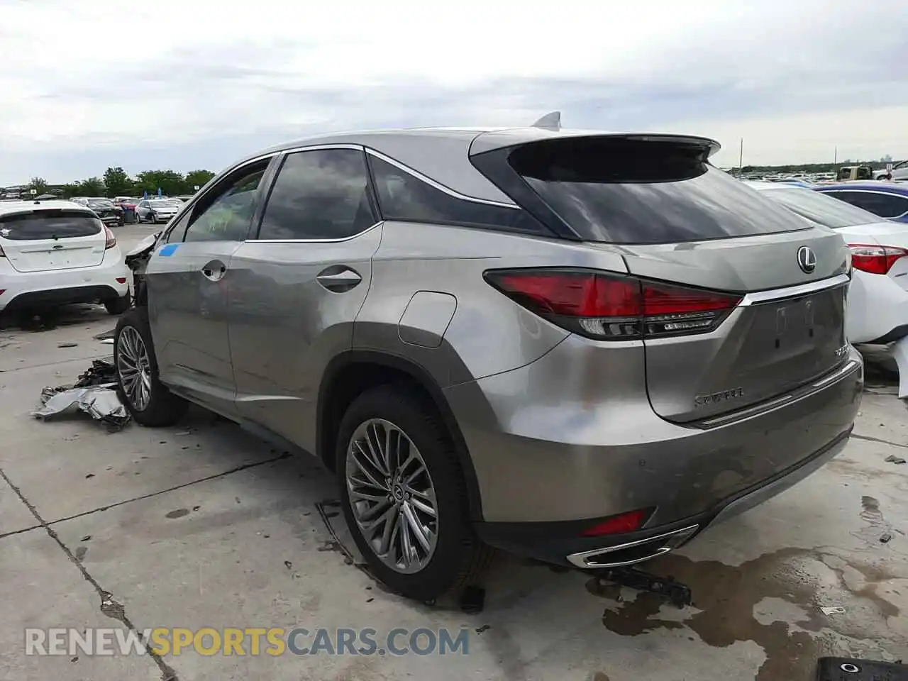 3 Photograph of a damaged car 2T2JZMAA8MC217845 LEXUS RX350 2021