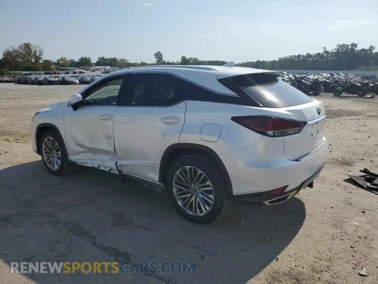 2 Photograph of a damaged car 2T2JZMDA1MC271600 LEXUS RX350 2021
