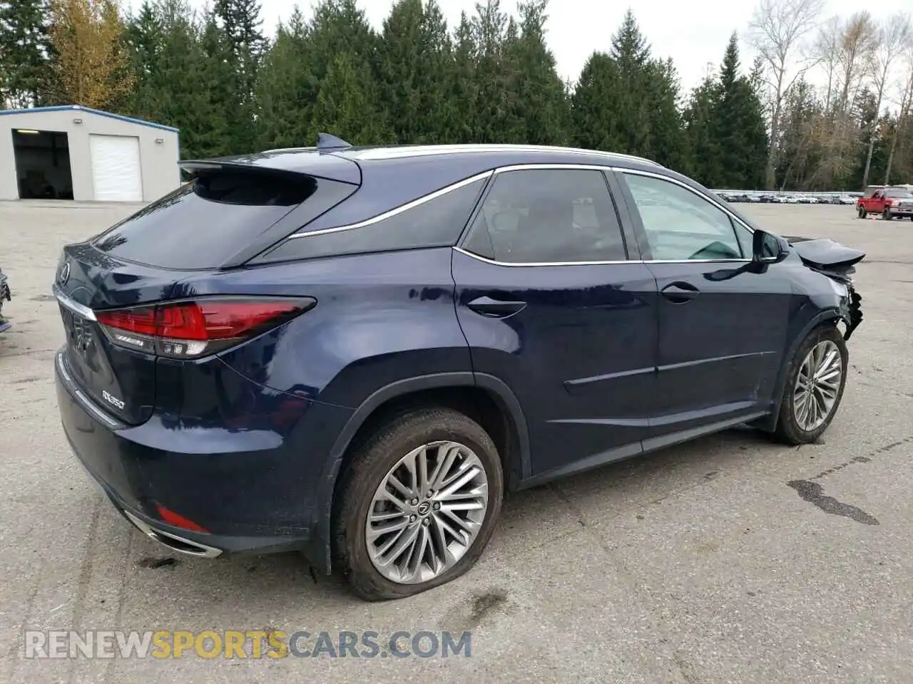 3 fotografías del automóvil dañado 2T2JZMDA3MC284414 LEXUS RX350 2021
