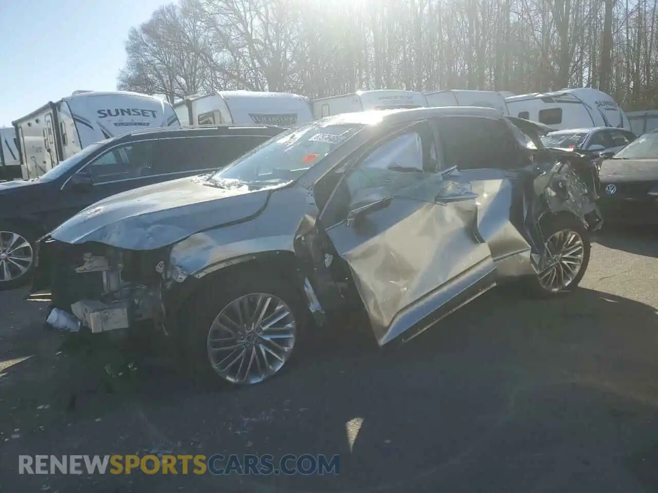1 Photograph of a damaged car 2T2JZMDA6MC279840 LEXUS RX350 2021