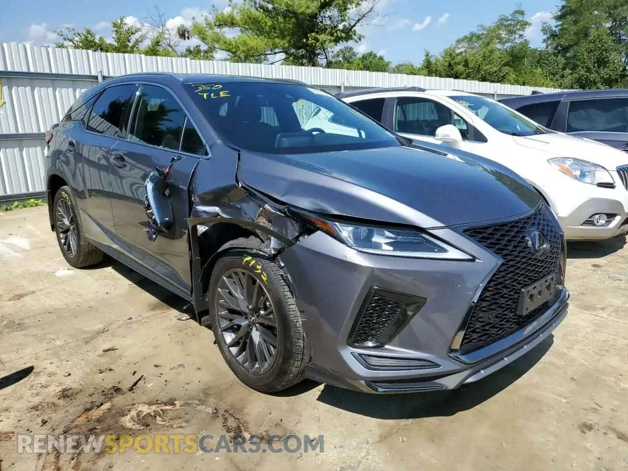 1 Photograph of a damaged car 2T2SZMDA4MC295314 LEXUS RX350 2021