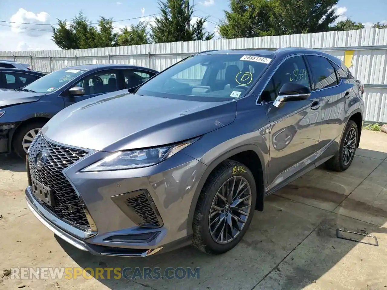 2 Photograph of a damaged car 2T2SZMDA4MC295314 LEXUS RX350 2021