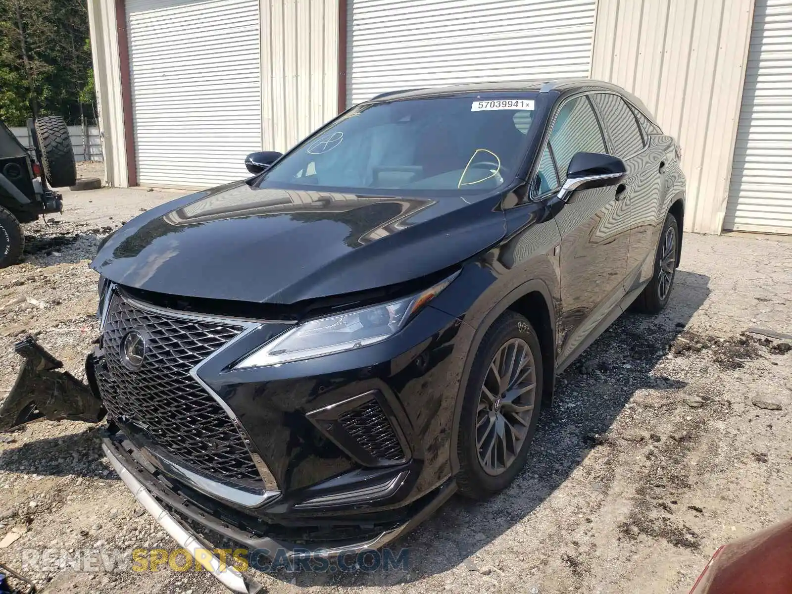 2 Photograph of a damaged car 2T2YZMDA3MC275548 LEXUS RX350 2021