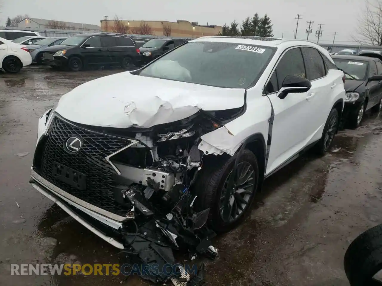 2 Photograph of a damaged car 2T2YZMDA5MC294697 LEXUS RX350 2021