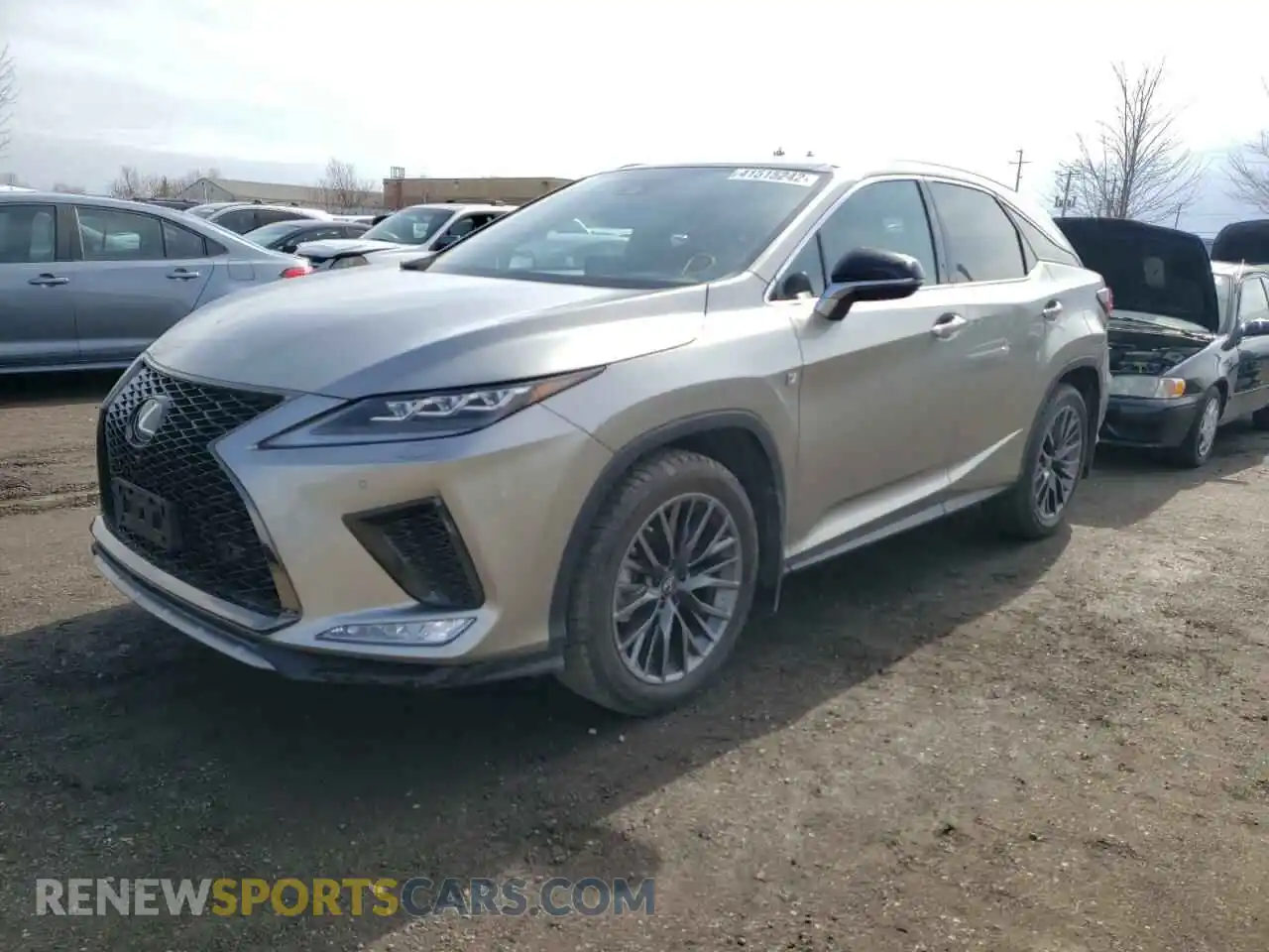 2 fotografías del automóvil dañado 2T2YZMDA7MC303917 LEXUS RX350 2021