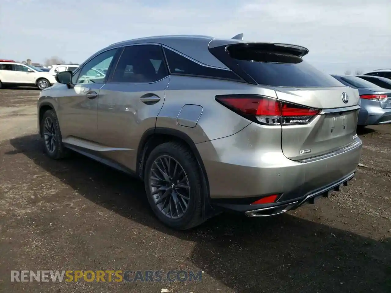 3 fotografías del automóvil dañado 2T2YZMDA7MC303917 LEXUS RX350 2021