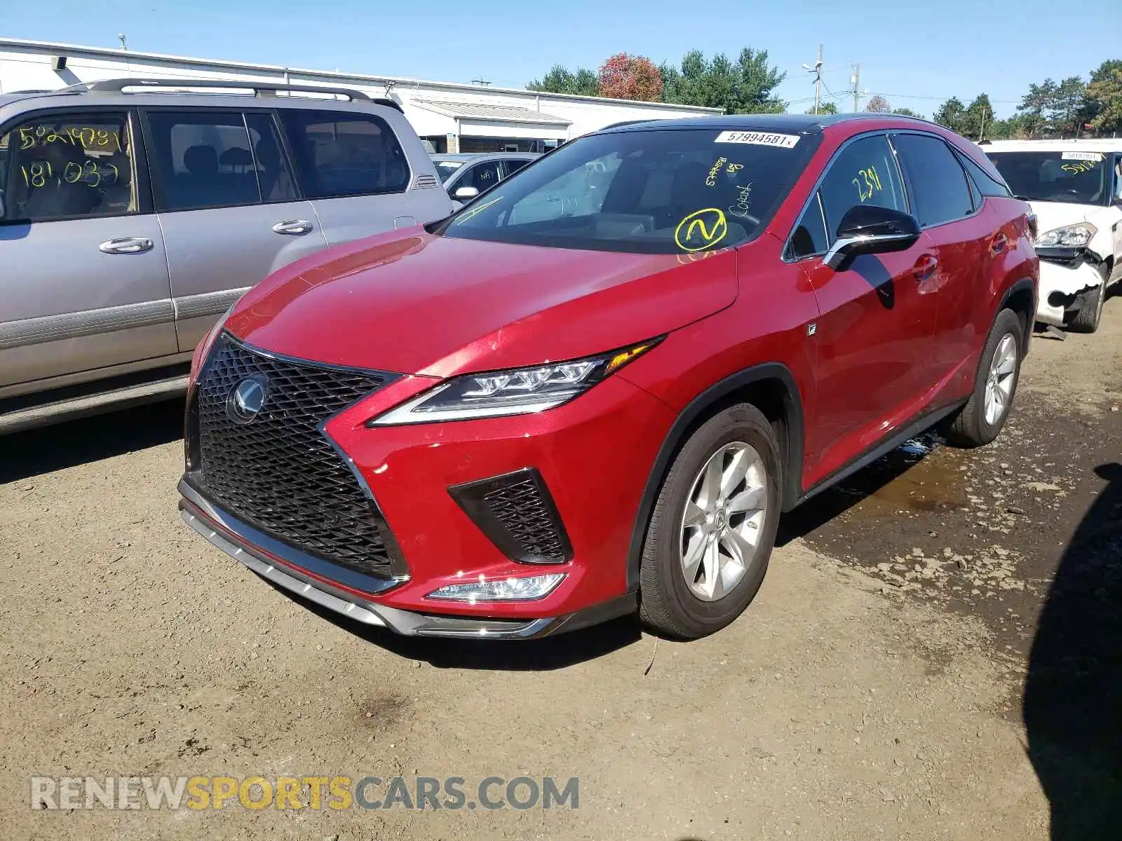 2 Photograph of a damaged car 2T2YZMDA8MC300685 LEXUS RX350 2021