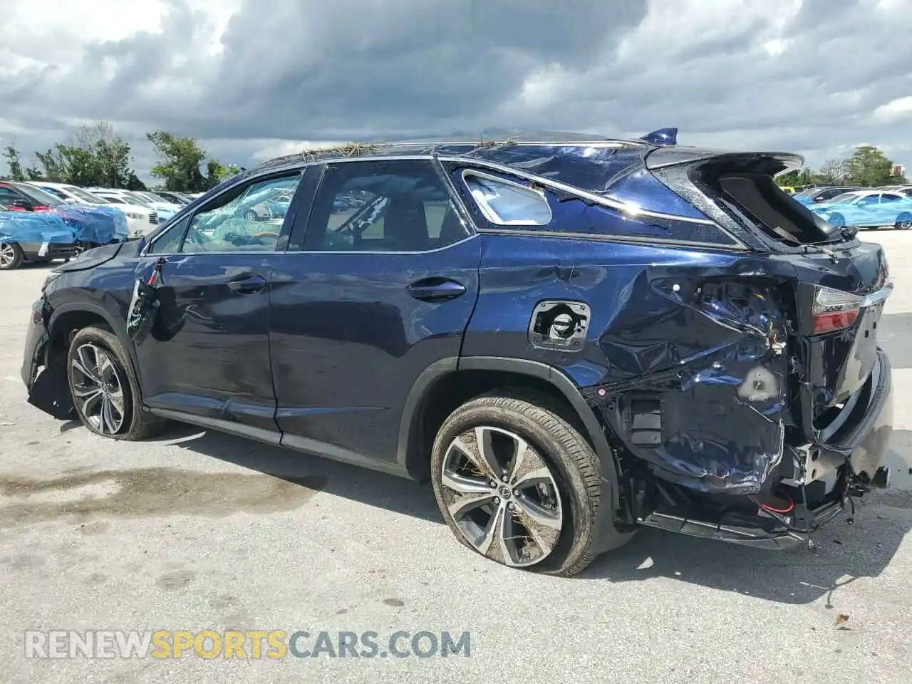 2 Photograph of a damaged car JTJHZKEA2M2022627 LEXUS RX350 2021