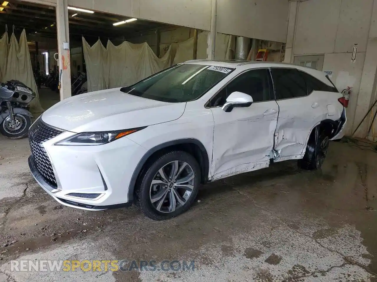 1 Photograph of a damaged car JTJHZKEA7M2020792 LEXUS RX350 2021
