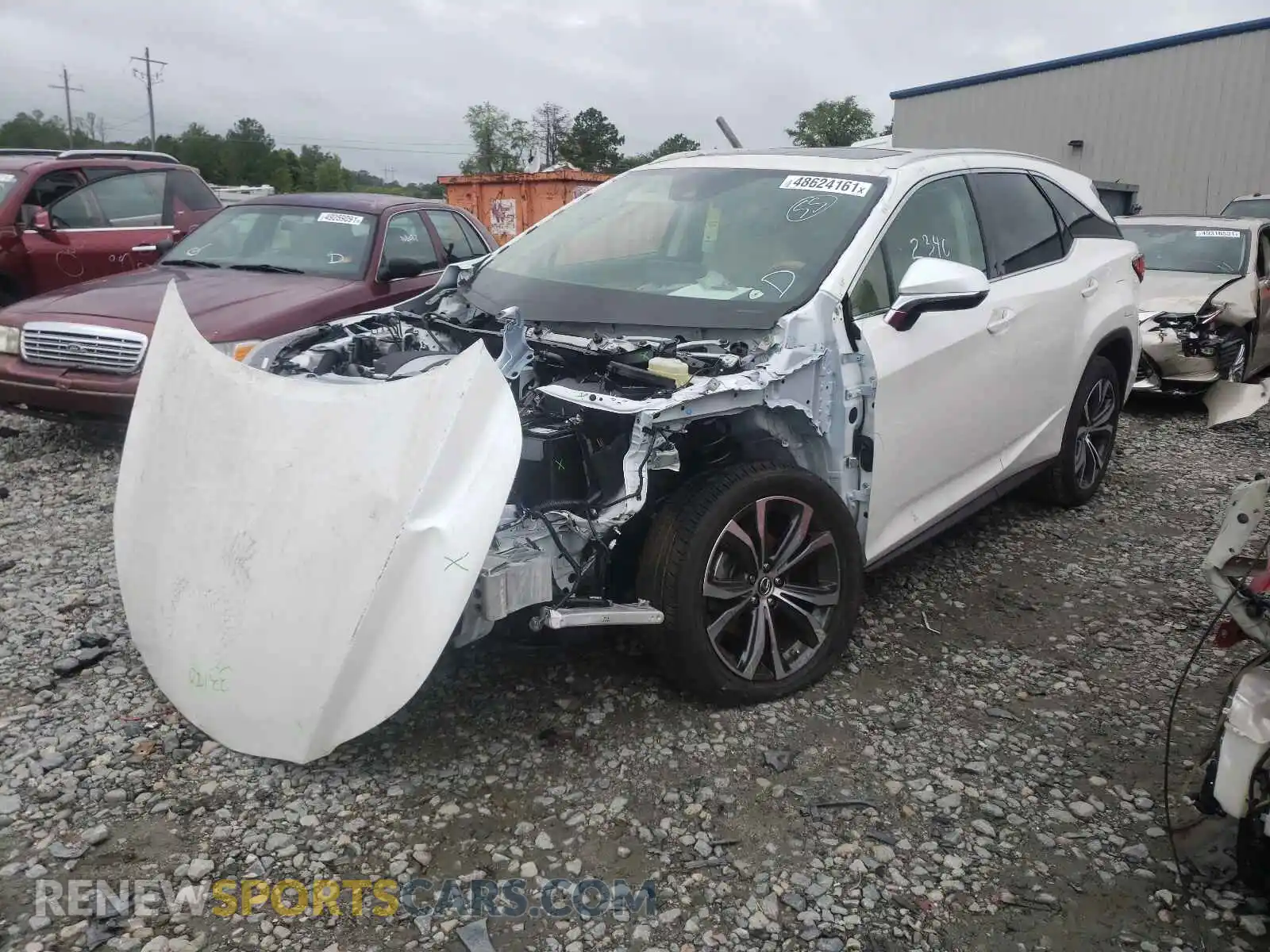2 Photograph of a damaged car JTJHZKEA8M2021370 LEXUS RX350 2021