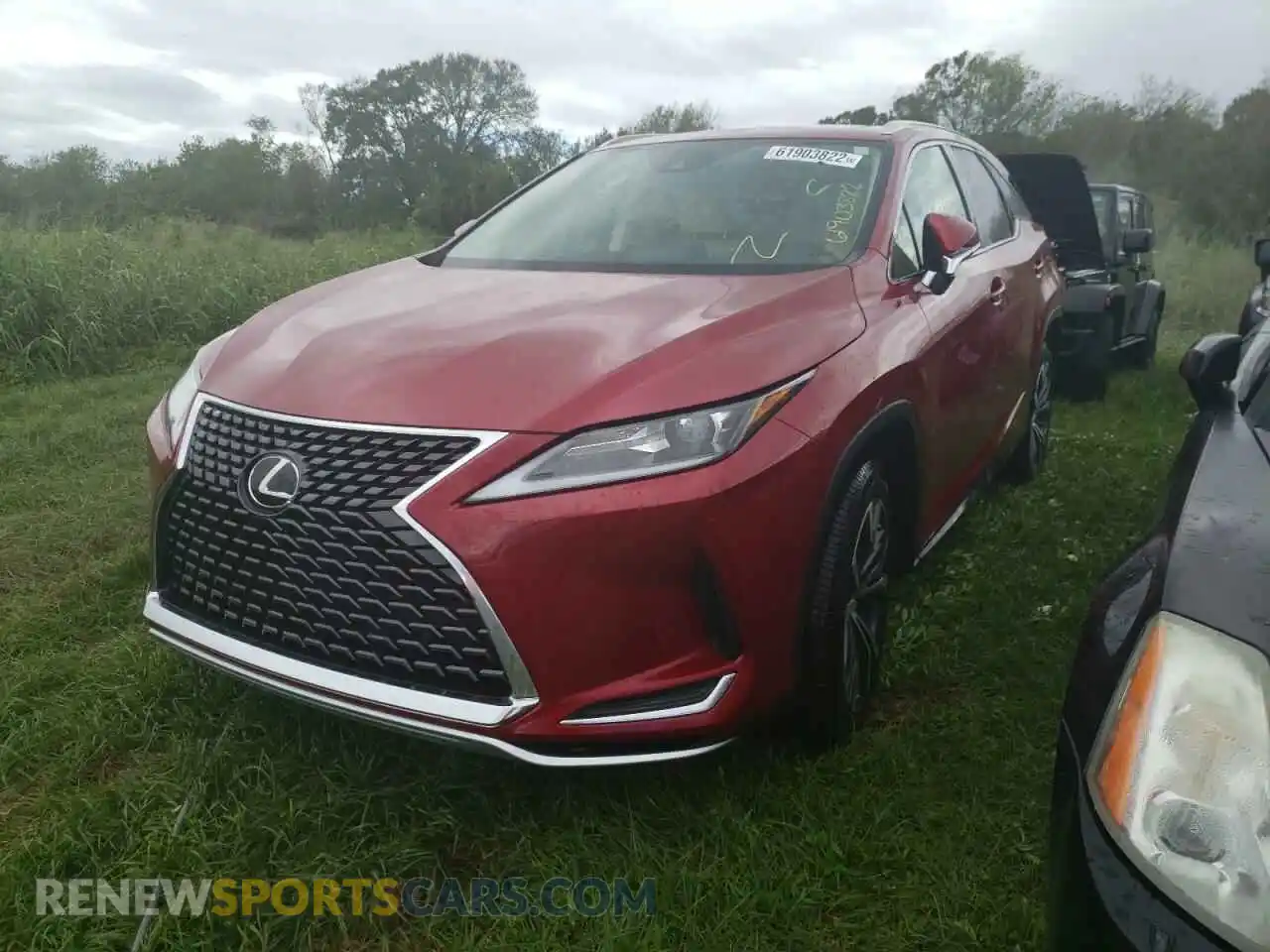 2 Photograph of a damaged car JTJHZKEA9M2019823 LEXUS RX350 2021