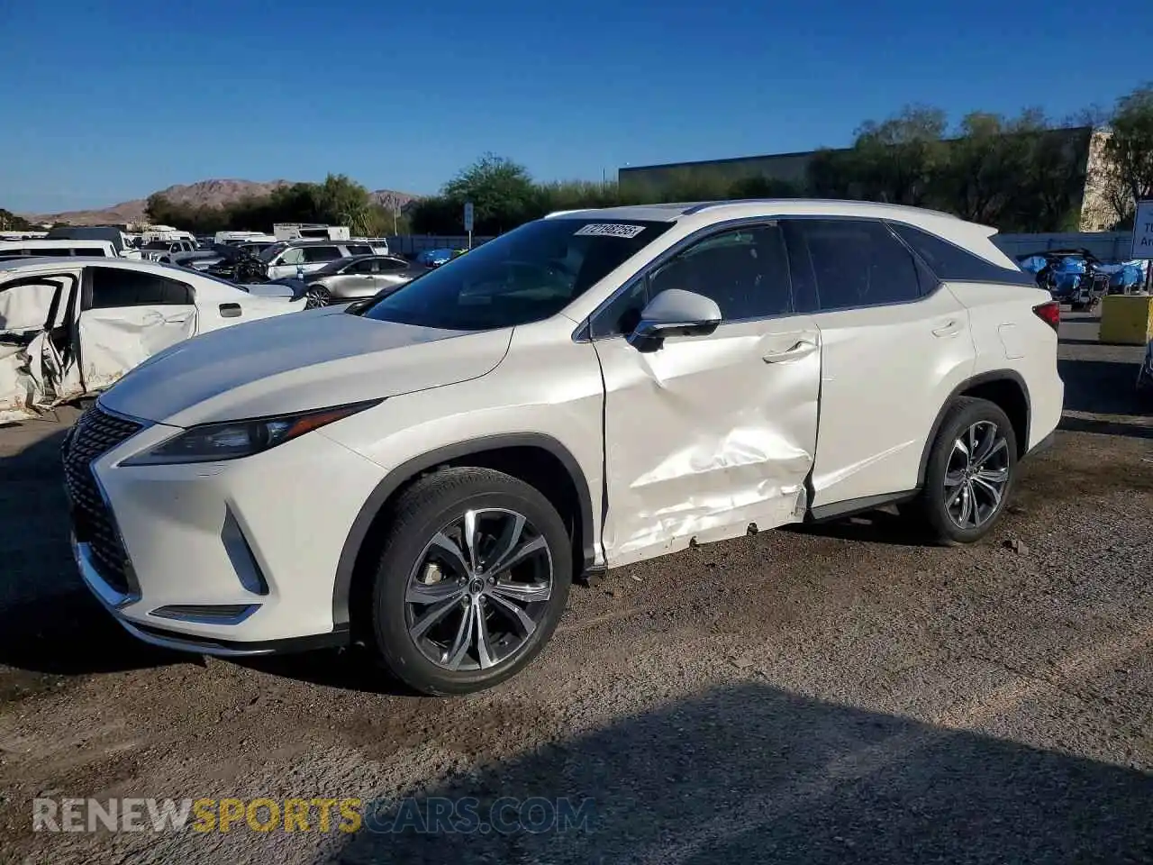 1 Photograph of a damaged car JTJHZKFA0M2032863 LEXUS RX350 2021
