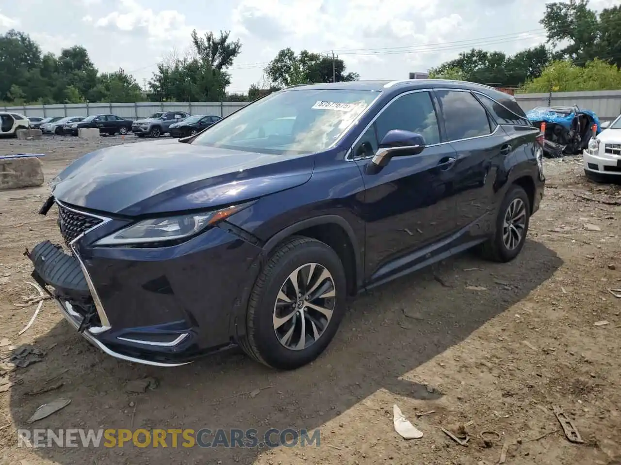1 Photograph of a damaged car JTJHZKFA1M2028630 LEXUS RX350 2021