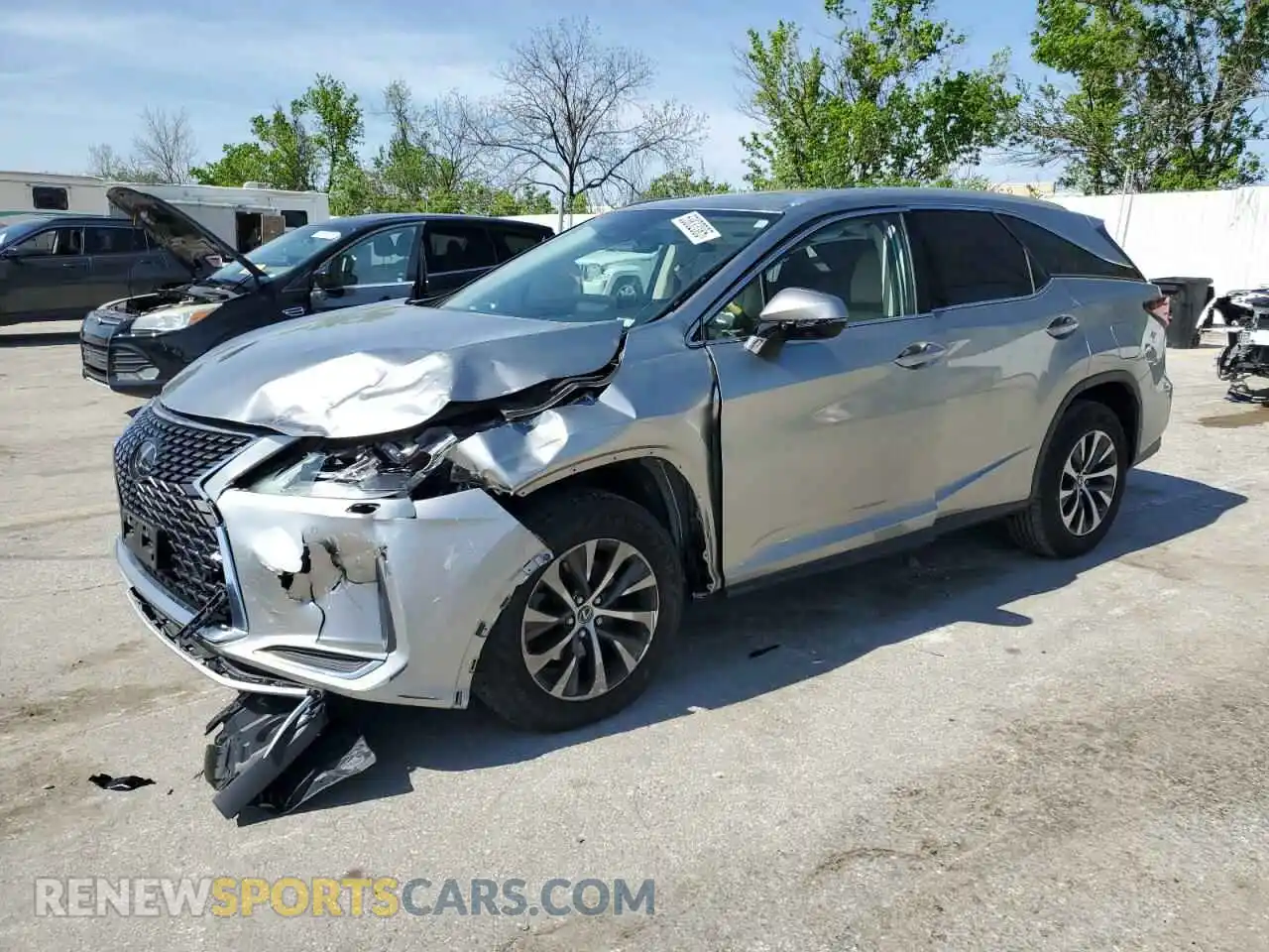 1 Photograph of a damaged car JTJHZKFA2M2030340 LEXUS RX350 2021