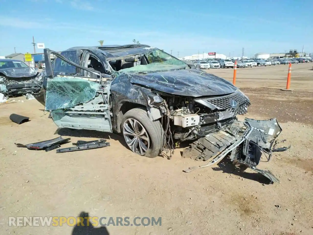 1 Photograph of a damaged car JTJHZKFA3M2030203 LEXUS RX350 2021