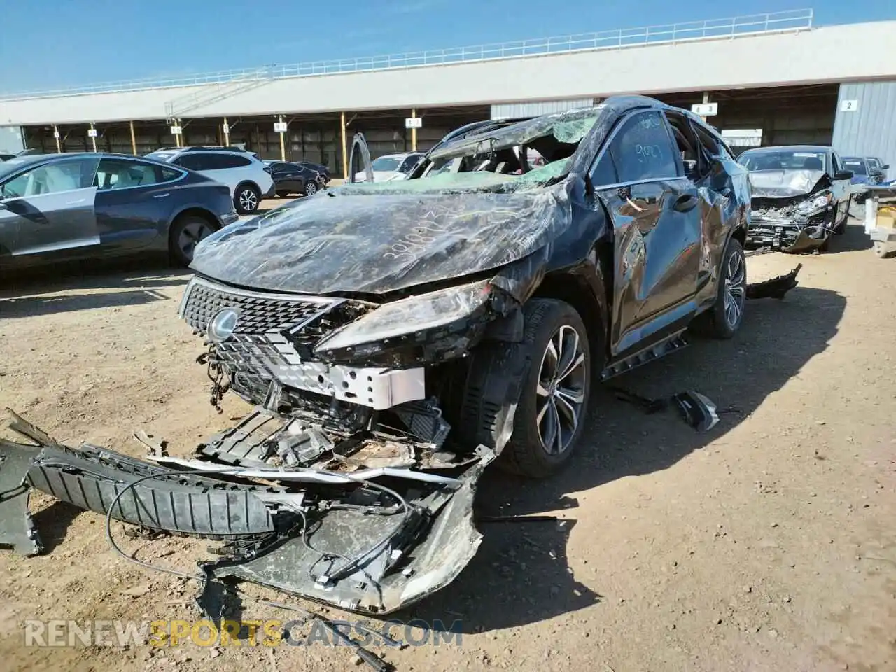 2 Photograph of a damaged car JTJHZKFA3M2030203 LEXUS RX350 2021