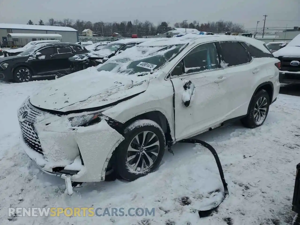 1 Photograph of a damaged car JTJHZKFA6M2034049 LEXUS RX350 2021