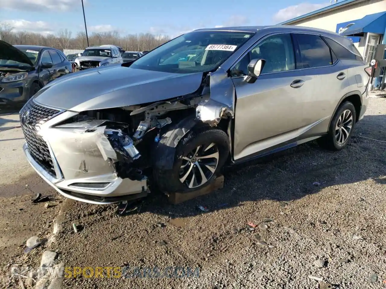 1 Photograph of a damaged car JTJHZKFA8M2032738 LEXUS RX350 2021