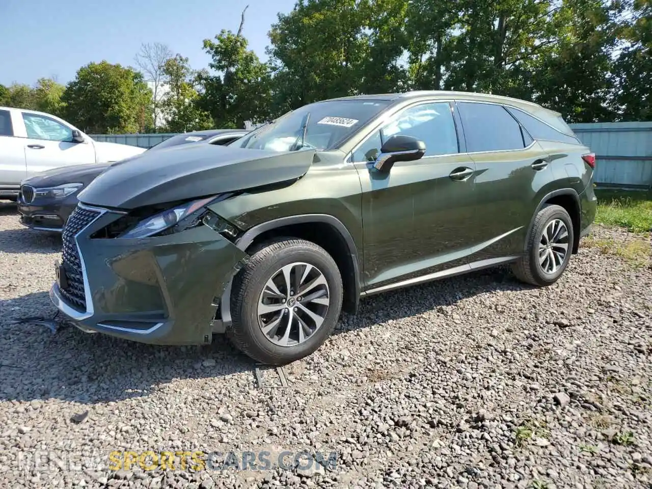 1 Photograph of a damaged car JTJHZKFA8M2033856 LEXUS RX350 2021