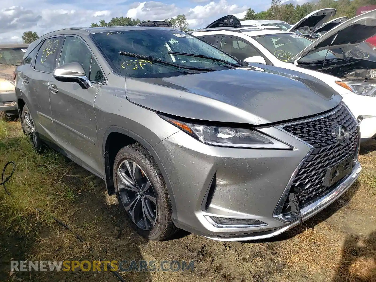 1 Photograph of a damaged car JTJHZKFAXM2028013 LEXUS RX350 2021