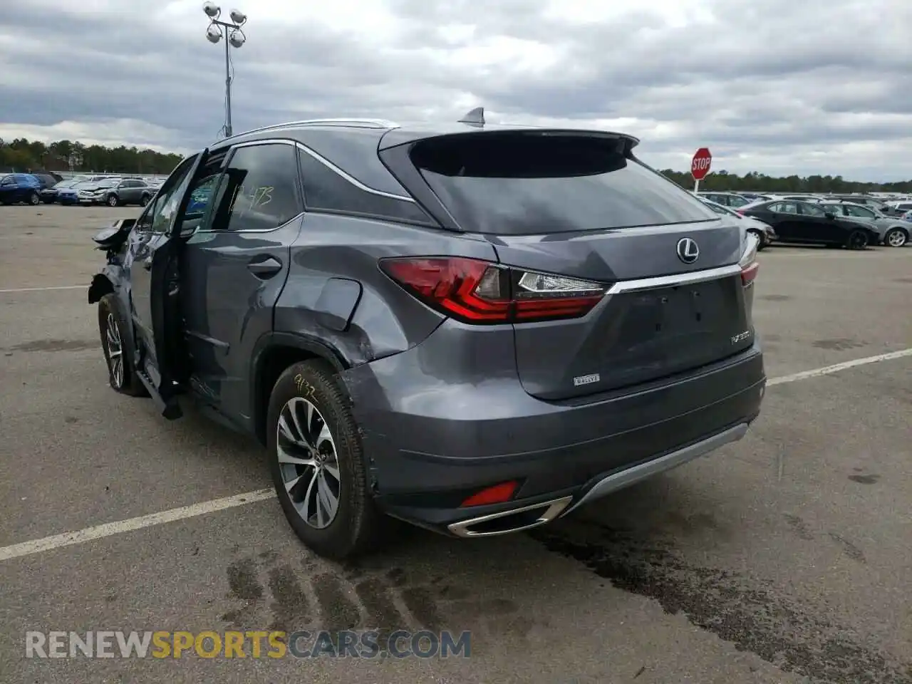 3 Photograph of a damaged car JTJHZMDA9M2052916 LEXUS RX350 2021
