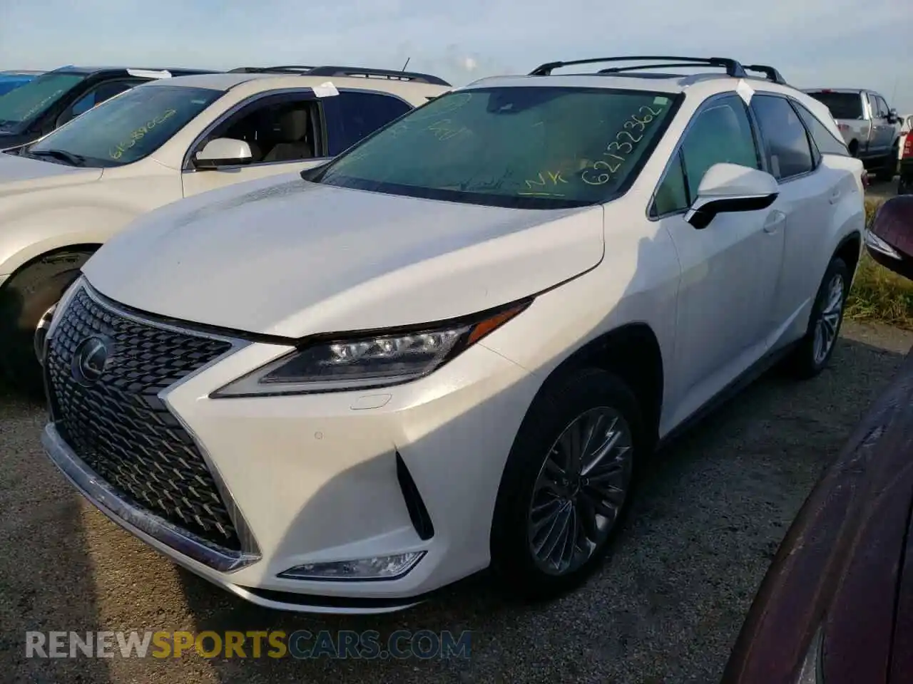 2 Photograph of a damaged car JTJJZKEA5M2018394 LEXUS RX350 2021