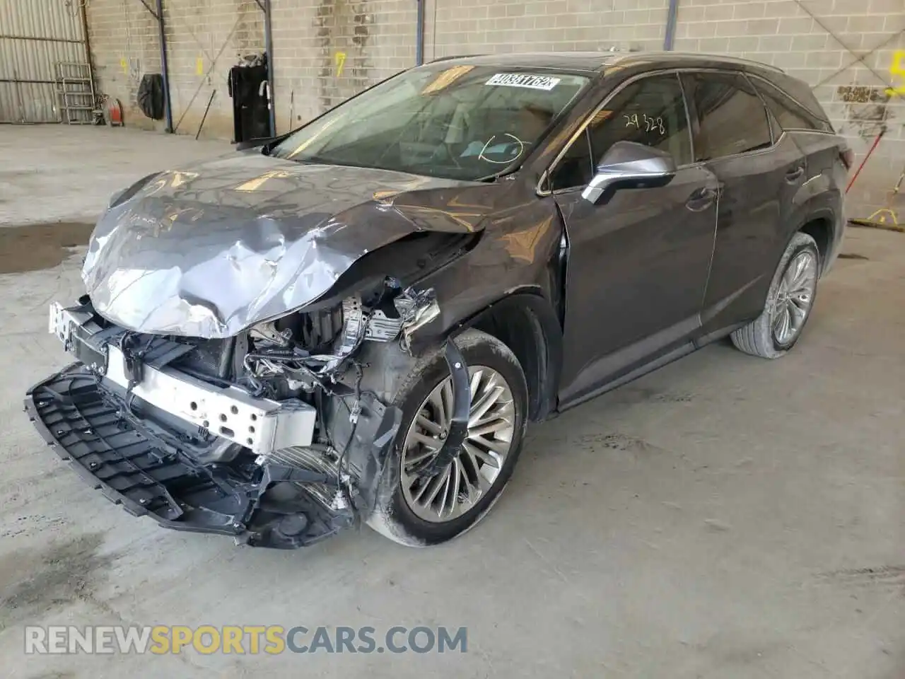 2 Photograph of a damaged car JTJJZKEA9M2019435 LEXUS RX350 2021