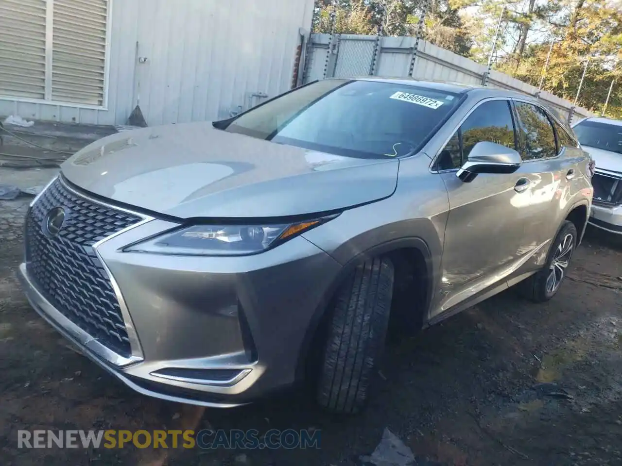 2 Photograph of a damaged car 2T2AZMAAXNC236768 LEXUS RX350 2022