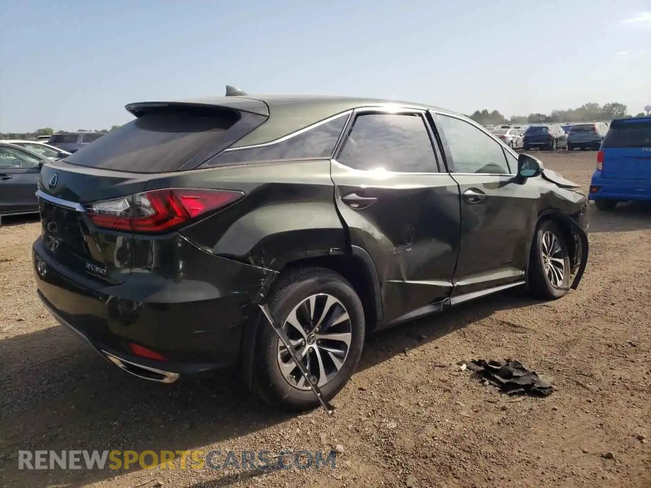 3 Photograph of a damaged car 2T2AZMDA0NC342495 LEXUS RX350 2022