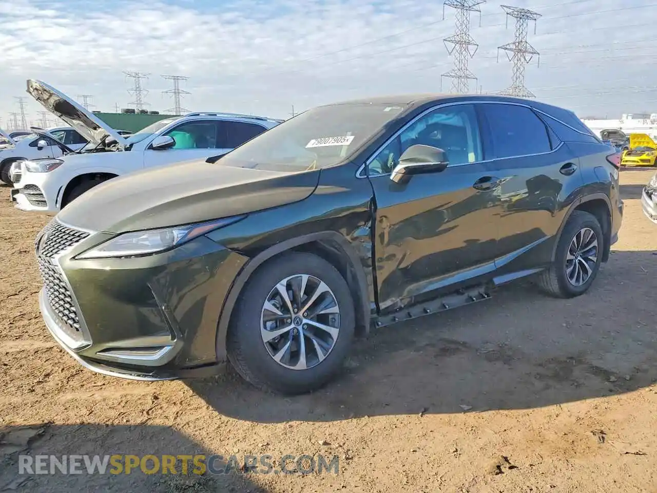 1 Photograph of a damaged car 2T2AZMDA3NC329787 LEXUS RX350 2022